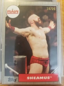 Sheamus Topps WWE Heritage #36 2017 #d 18/25 sin nuevo como nuevo - Imagen 1 de 1