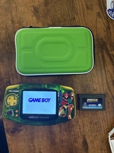 Bolsa de transporte Metroid Gameboy Advance retroiluminada IPS Samus Shell GBA Nintendo verde - Imagen 1 de 4