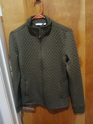 WOMAN'S LADY HAGEN SMALL GREEN GOLF LIGHTWEIGHT JACKET ZIP UP  WORN 2 TIMES - Image 1 of 4