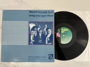 CHICAGO SYMPHONY WINDS "Mozart Serenade 11/Grieg Four Lyric" 1983 Mint LP LAB 22 - Imagen 1 de 16
