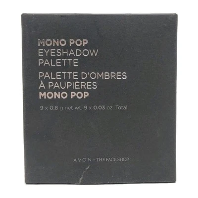 Avon Face Shop Mono Pop Eyeshadow Palette Mood Brown 01 9 x 0.8 g New Old Stock - Image 1 of 3