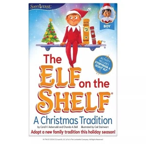 The Elf on the Shelf Boy Elf by Chanda Bell Hardcover Book - Picture 1 of 12