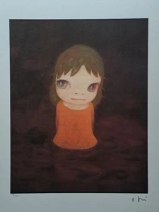 Firmado por Nara Yoshitomo - Después de la lluvia ácida (noche) - Certificado - Imagen 1 de 5
