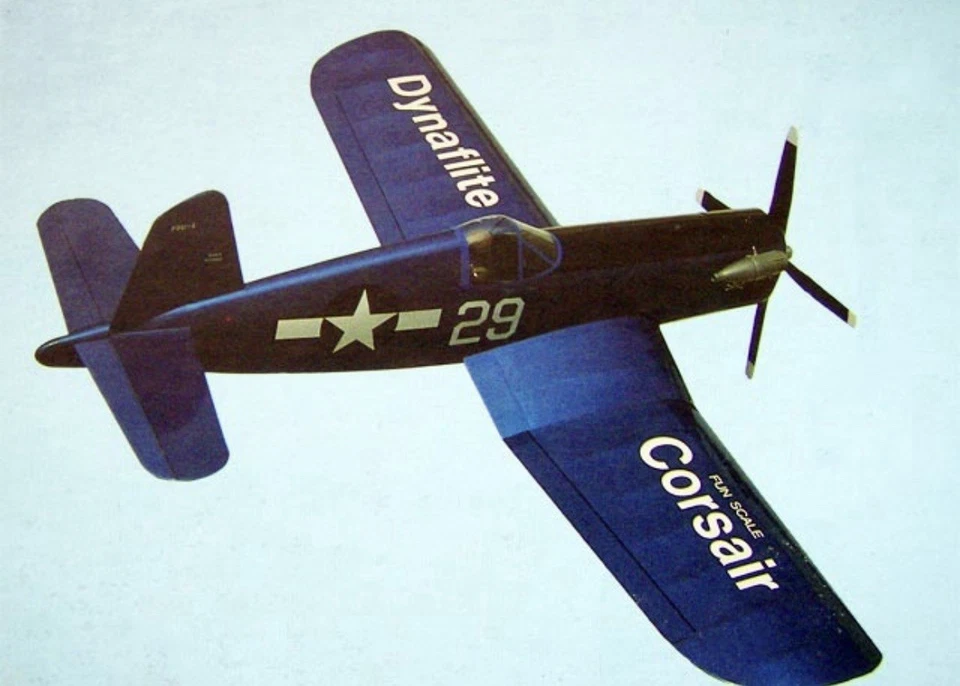 Dynaflite Fun Scale Corsair by Mark Smith RC Airplane Short Kit + PDF Plan - Image 1 of 4