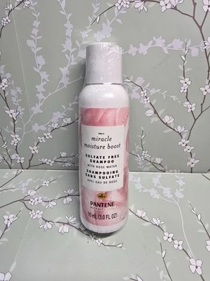 Champú Pantene Miracle Moisture Boost sin sulfatos 3 fl oz tamaño de viaje sellado Foto 1 de 2