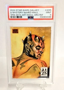 🔥 2024 Topps A mystery Named Maul "OnlyFans Maul" Orange /25 PSA 9 🔥 - Picture 1 of 2