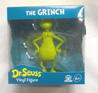 Dr. Seuss EL GRINCH Quien Robó Navidad 4" PLÁSTICO VINILO JUGUETE FIGURA NUEVO 2025 Foto 1 de 3
