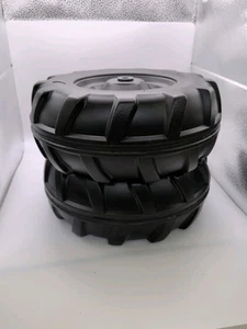 Peg Perego Ground Force/Ground Loader Front and Rear Wheel Pack, Black - Picture 1 of 2