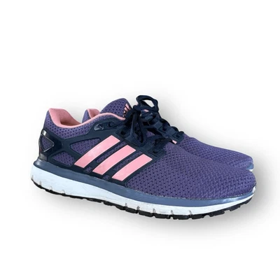 Adidas Energy Cloud WTC Womens Size 8.5 Blue Pink Lace Up Running Shoes BA7530 - Image 1 of 4