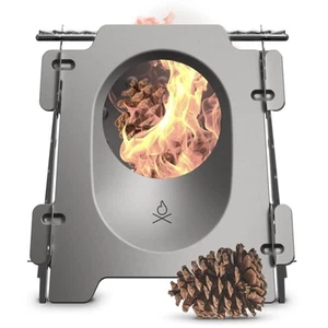 überleben Stöker Wood Burning Camp Stove - Stainless Steel Portable Wood Stov... - Picture 1 of 7