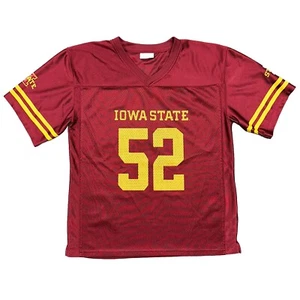 Iowa State Cyclones Boys XL Youth 16-18 Red Football Jersey ISU Cy Sports Fan 🏈 - Picture 1 of 8