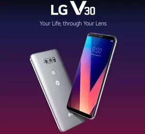 New Verizon LG V30 VS996 P-OLED 6.0" 4G LTE Smartphone/64GB/Black WF - Picture 1 of 1
