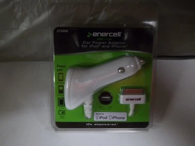 Enercell  2730695 Car Power with USB port Adapter for iPod / iPhone 5VDC 1.5A  - Image 1 of 4