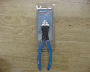 NOS UNUSED Channellock 337 Diagonal Cutting Pliers,7",Blue Vinyl Grips,L@@K! - Picture 1 of 5