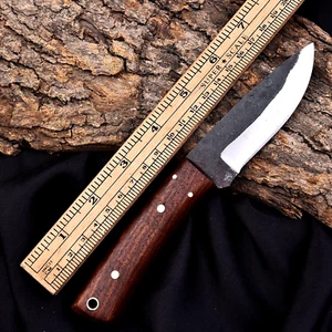 Carbon Steel Fixed Blade Skinning Knife Full Tang Hunting Knife Survival 2924 - Picture 1 of 4