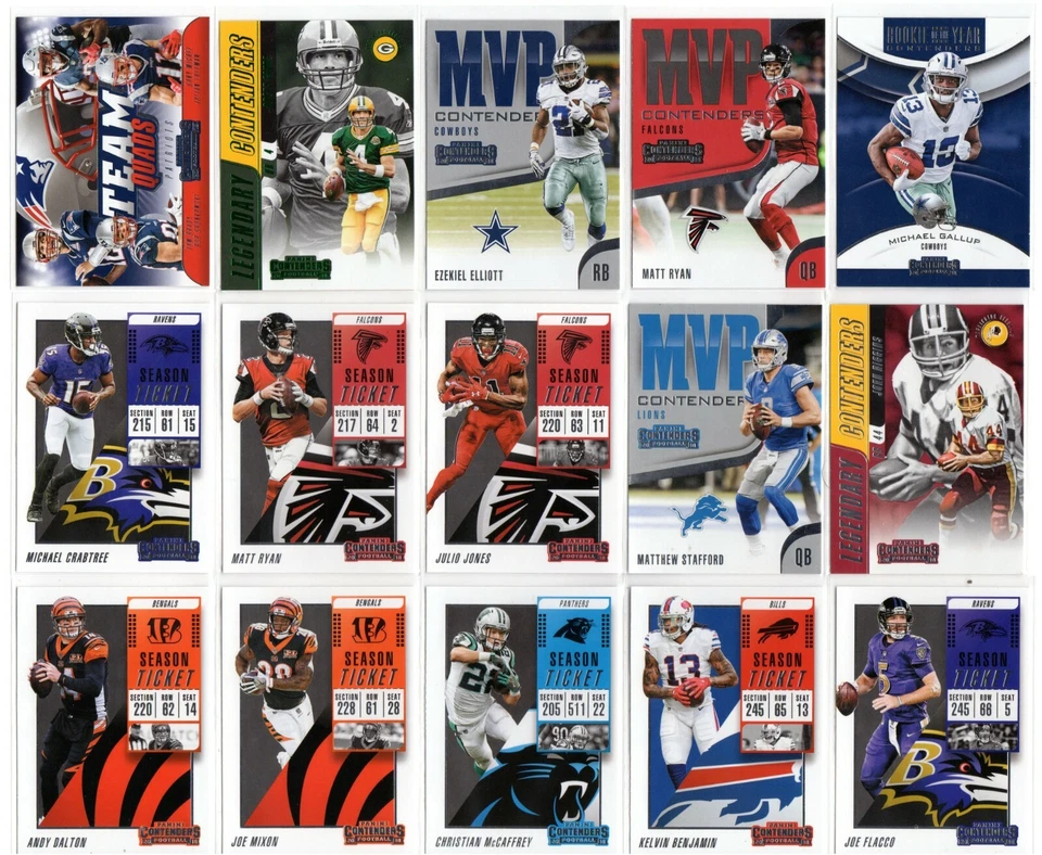 2018 PANINI CONTENDERS SINGLES W/INSERTS--------PICK FROM LIST-------(CLEARANCE) - Image 1 of 1