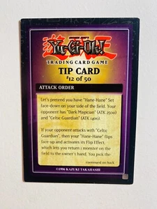 YU-GI-OH! TIP CARD #12 NM-MT CARD - Picture 1 of 2