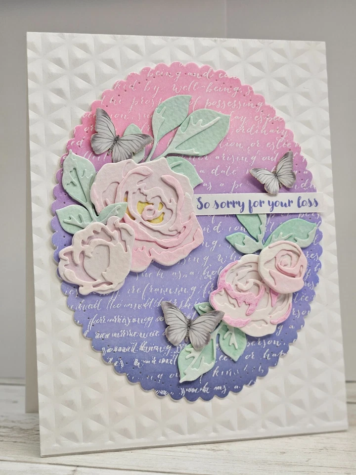 Handmade Greeting Greeting Card Keepsake Quality ocbrandy Sympathy b - Image 1 of 1