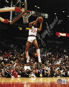 Larry Nance Signed 8x10 Photo Autographed BAS Phoenix Suns Slam Dunk Winner 69 - Picture 1 of 2