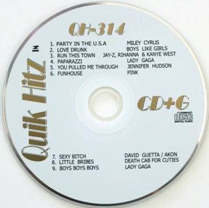KARAOKE CD+G QUIK HITS-314 Party In The USA,Funhouse,SUPER HITS NEW IN SLEEVE - Picture 1 of 1