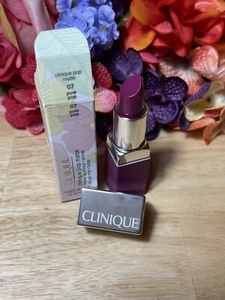 Clinique Pop Matte Lip Colour + Primer .13oz #07 pow pop New in Box Full Size - Picture 1 of 5