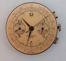 For Parts or Repair Chronographe Suisse Vintage Landeron 50 Movement Dial Hands