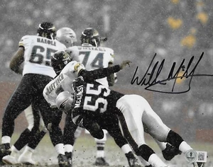 WILLIE MCGINEST Signed Autographed 8x10 Photo Beckett BAS COA Patriots - Picture 1 of 1