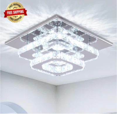 Candelabro Lampara De Araña Techo Modernos Luces Floral Cristal Para Sala Cocina Foto 1 de 4