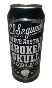 Stone Cold Steve Austin's Broken Skull lattina birra vuota doppia IPA WWE El Segundo! - Foto 1 di 7