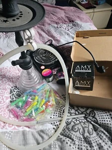Amy Deluxe Shisha Set Wasserpfeife mit 90 Mundstücken - Bild 1 von 1
