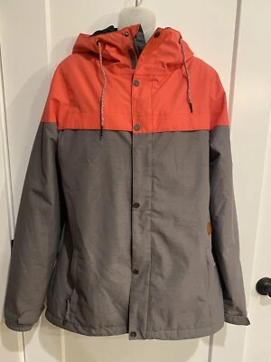 VOLCOM Stone Women’s Winter Snowboard Ski Hiking Jacket Warm Salmon Grey Size XL - Image 1 of 4