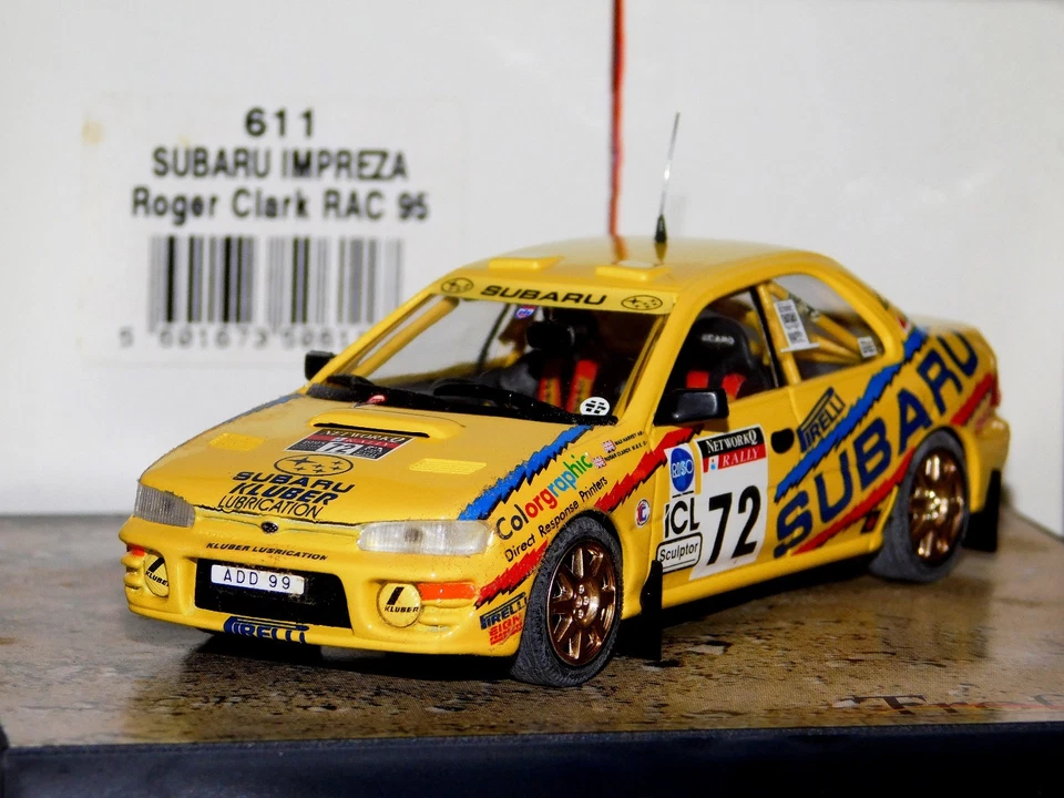 SUBARU IMPREZA #72 RAC 1995 ROGER CLARK TROFEU 611 1:43 - Immagine 1 di 1