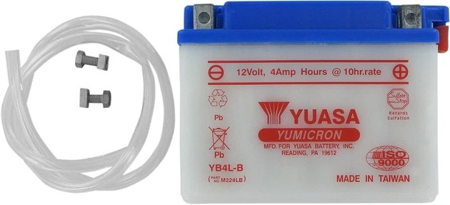 Yuasa Battery YuMicron Battery YB4L-B for Aprilia/Suzuki RS 250/RS 50/SP200 Foto 1 de 1