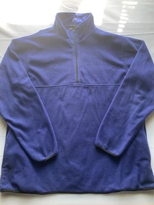 Woodlake Mens Blue long sleeve 1/4 zip Pullover Size XXLT - Picture 1 of 6