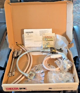 Delta 2447-LHP Kitchen Faucet w/ Sprayer Chrome NeoStyle Open Box – Read - Picture 1 of 24