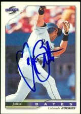 Jason Bates autographed Baseball Card (Colorado Rockies) 1996 Score #422