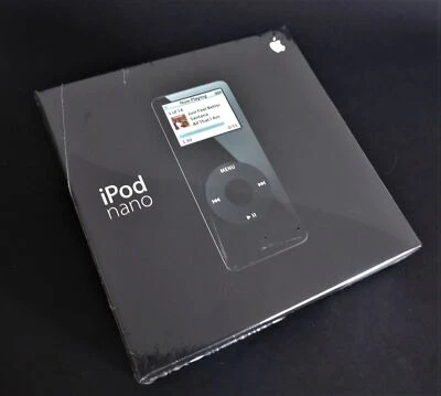 NEU Apple iPod nano 2GB black 1.Generation SEALED OVP MA099FA schwarz 1G 1st 1th - Bild 1 von 4