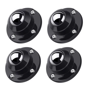 4 Pack 1 Inch Self Adhesive Caster Wheels for Furniture, Low Profile Swivel4801 - Bild 1 von 6