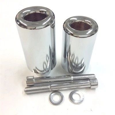 Motorbike Frame Slider Crash Protector For 2003 2004 Suzuki GSXR 1000 Chromed - Image 1 of 3