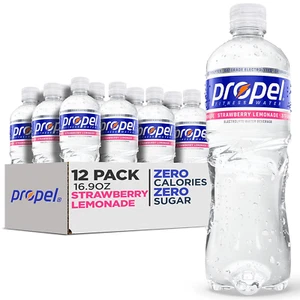Propel Strawberry Lemonade Zero Calorie Sports Drink with Electrolytes & Vitamin - Picture 1 of 7
