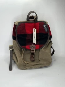 Woolrich x Frost River Wool Summit Pack Waxed Canvas Backpack Handmade - Picture 1 of 4