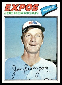 1977 Topps Joe Kerrigan Rookie Montreal Expos #341
