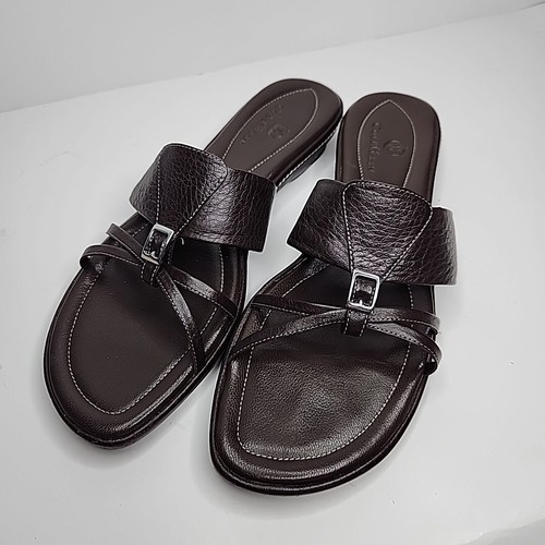 NIKE Sandali Cole Haan in pelle cioccolato fondente Nke Air Rio taglia 8 5 AA