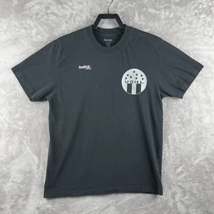 Reebok USHL Hockey T-Shirt Men’s Medium Gray Embroidered USA Logo - Picture 1 of 9