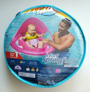 Säugling Baby schwimmen lernen Geschirr schwimmen - rosa Blume - Babys 1. Schritt - Bild 1 von 4