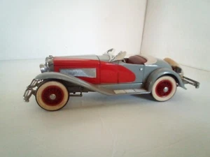 Dansbury neuwertig 1/24 Maßstab 1935 Duesenberg SSJ überwiegend metallgrau und rot Farbe - Bild 1 von 10