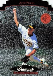 Ariel Prieto Die-Cut Diamonds In The Rough Upper Deck 1995 Baseball Card #10