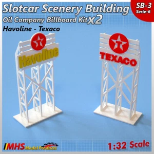 Slotcar Scenery Oil Company Billboard Texaco - Havoline Scalextric, Carrera - Bild 1 von 7