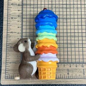 Charming Tails YOU'RE SO COLORFULLY COOL Ice Cream Cone New In Box - Picture 1 of 8