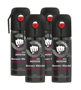 4 X BE Safe Forever Ultra Max Protection Self Defense Pepper Spray, 55 ml - Picture 1 of 6